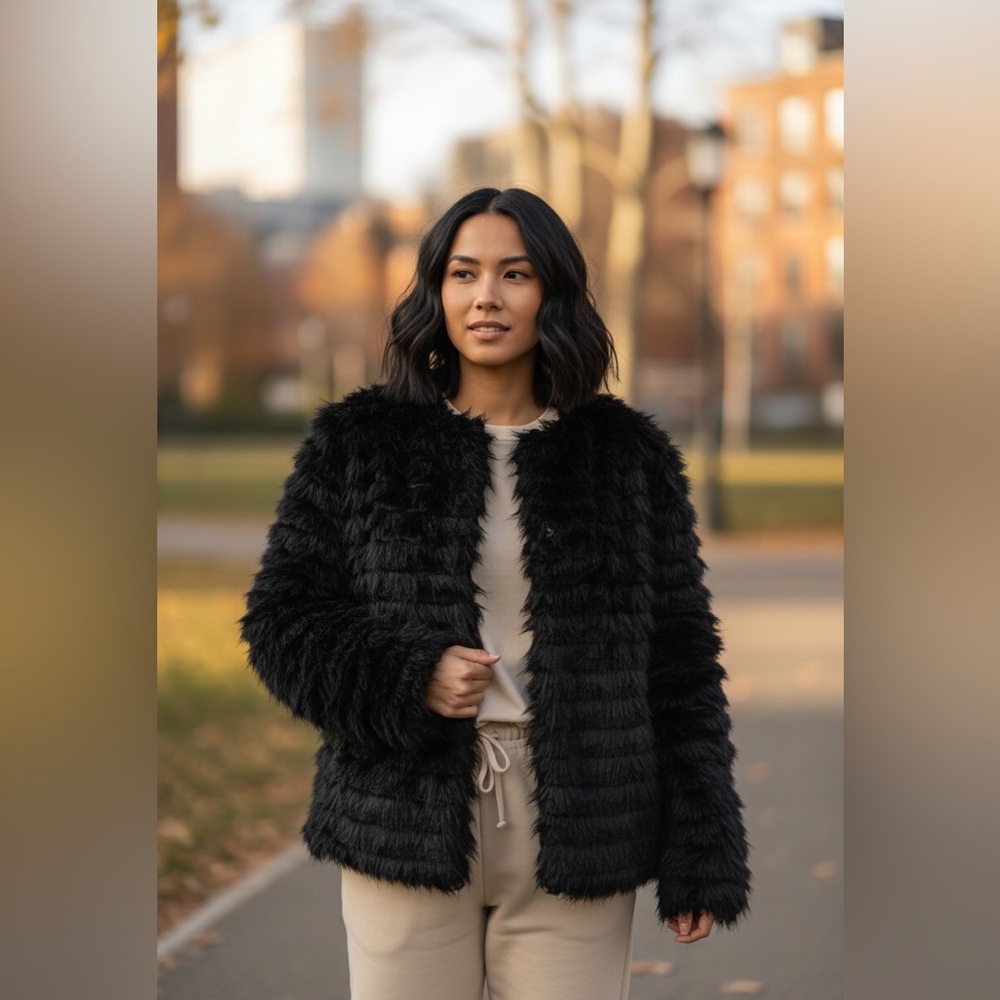 Black Fringe Jacket